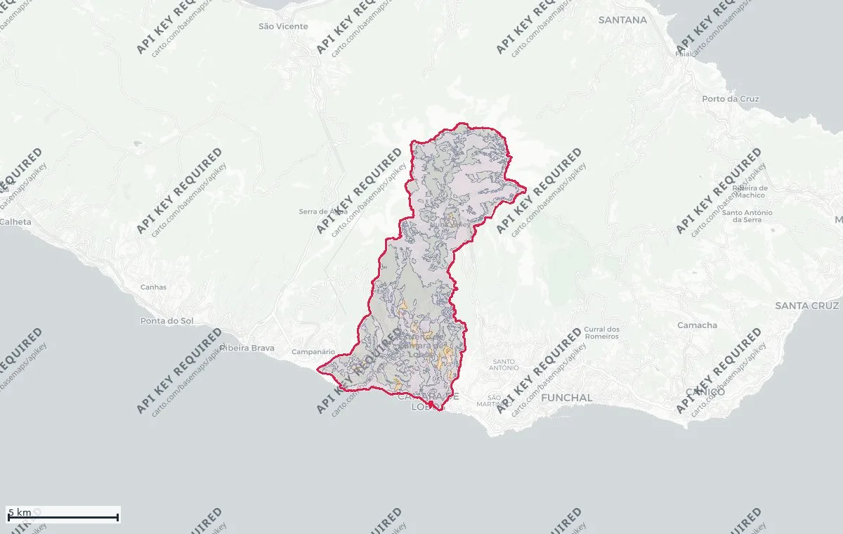 PDM zoning map of Câmara de Lobos