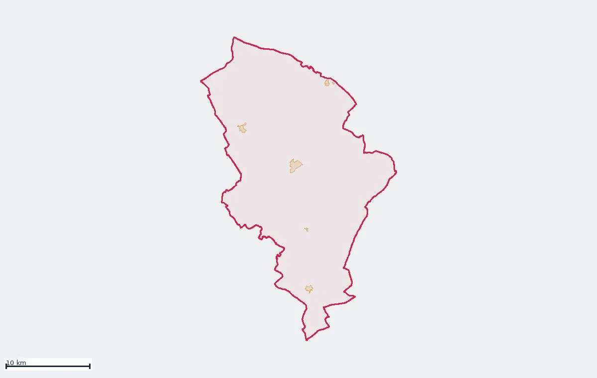 Land classification (rustic and urban) of Monforte, from the DGT Land Use and Occupation Chart (CRUS)